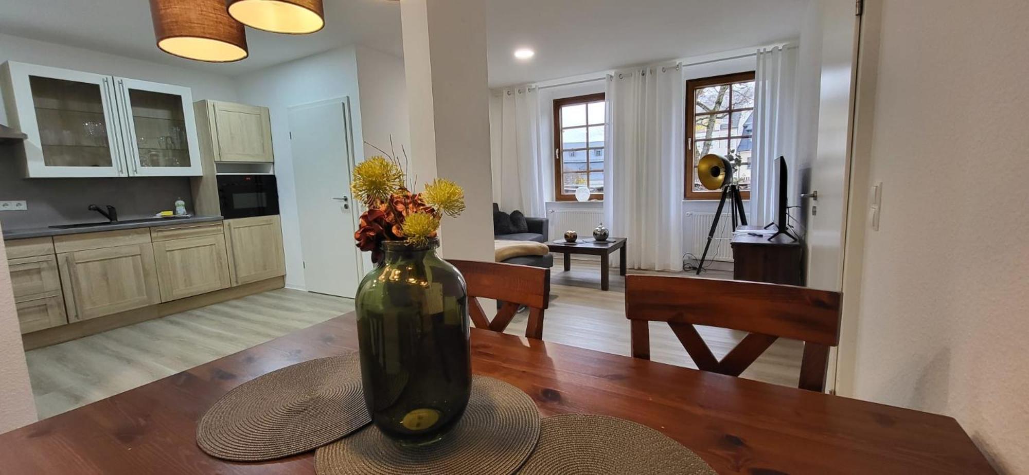 Ferienwohnung Eg Frauenmarkt 1 Schneeberg  Dış mekan fotoğraf